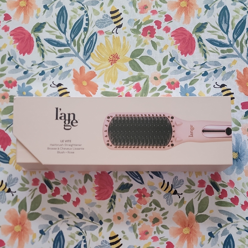 L'ange Blush Hairbrush Straightener